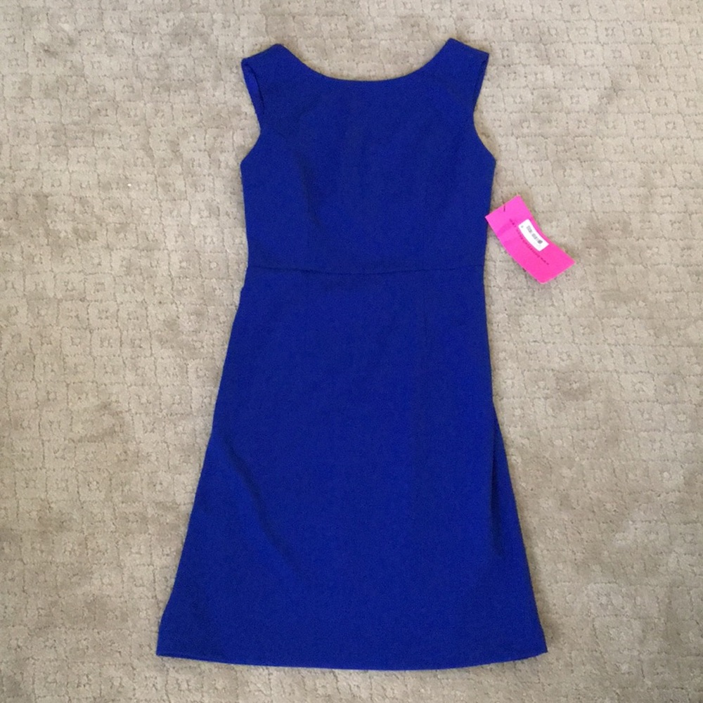 Royal blue evening dress